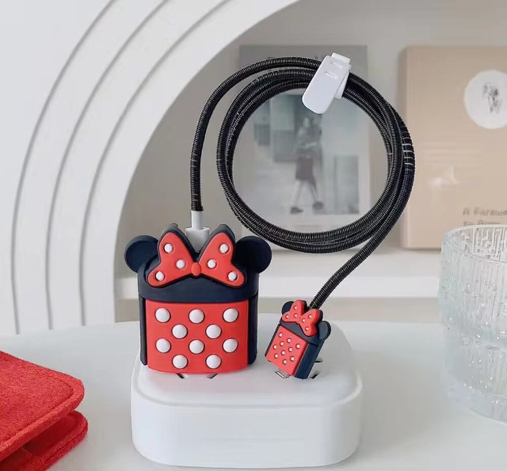 Disney Minnie Mouse iPhone Charger Cable Protector P43